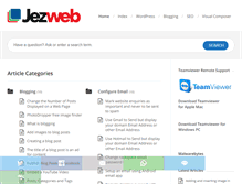 Tablet Screenshot of jezweb.info